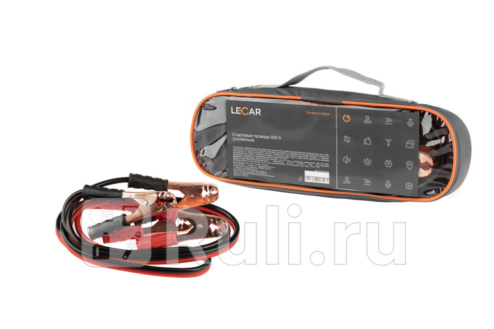Провода пусковые Lecar 500 A 25 м усиленные чехол LECAR LECAR000031106 2090₽