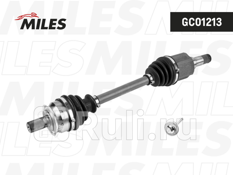 Привод в сборе Ford Focus II 04-12 C-Max 03-10 VOLVO C30 S40 II V50 06-12 16T20 5MT4AT лев GC01213 MILES GC01213 9010₽