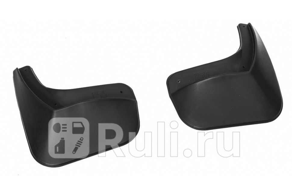 Брызговики задние комплект для Renault Logan 2 2013-2018 RIVAL 24702001 1360₽