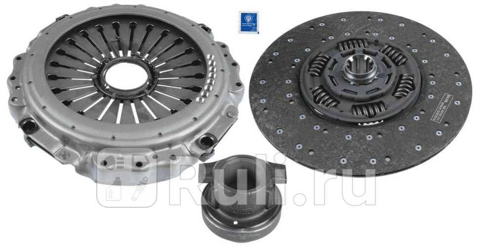 к-т сцепления d430 корзинавыжимнподшдисксмазка RVI PremiumKeraxMagnum ETECH SACHS 3400 700 334 0₽