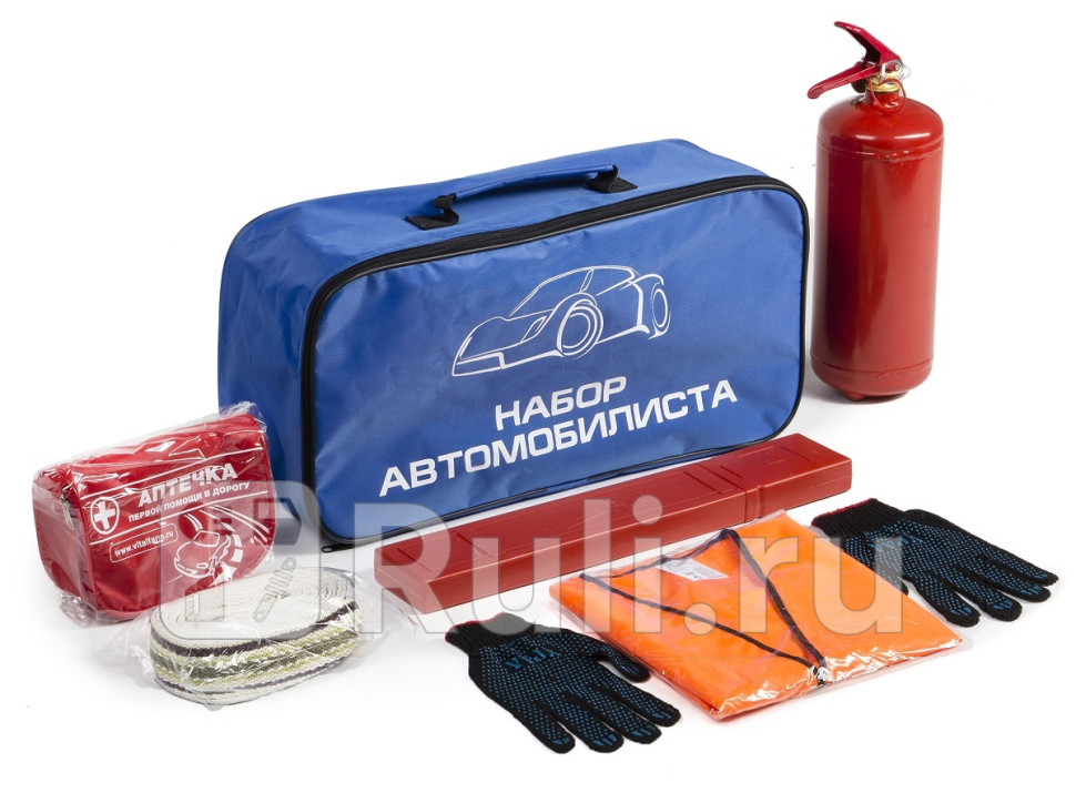 Набор автомобилиста Базовый трос 35т без крюка жилет AutoFlex NA0011 2270₽