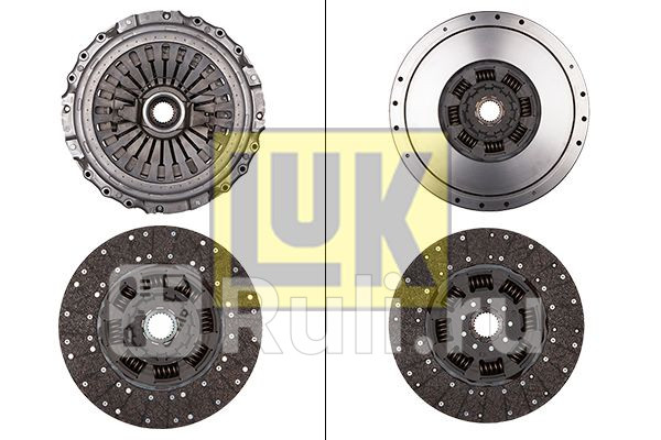 К-т сцепления 2-хдиск d400 корзина в сборе с подш и диском 2диск volvo fh12fm12 LUK 640 3027 18 0₽