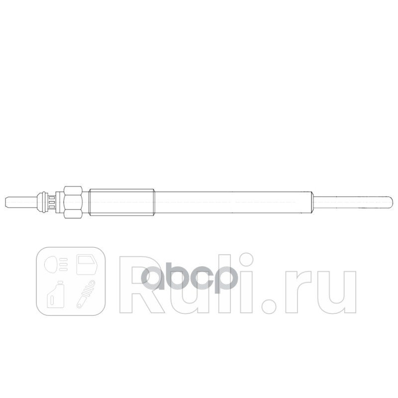 Свеча накаливания hyundai i30 17-tucson 15-kia ceed 18- 16d glsp 109 STARTVOLT GLSP109 2870₽