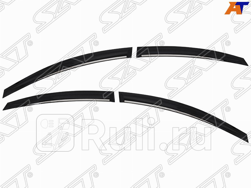 Дефлекторы окон 4 шт для Hyundai Sonata 6 2009-2014 SAT PF-HN25-621-0 2630₽