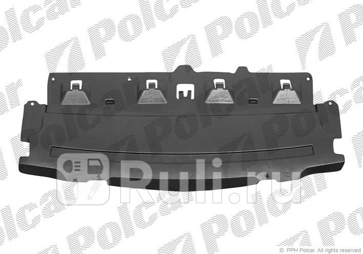 Пыльник двигателя для Citroen C5 2004-2008 Polcar 233334-7 3710₽