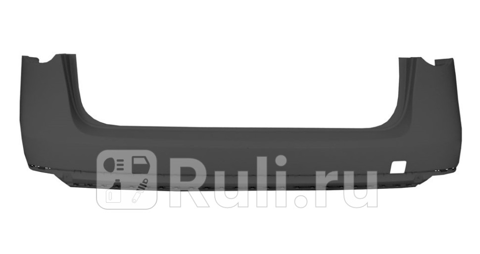 Бампер задний для Volkswagen Passat B6 (2005-2010) ISAM 0902122