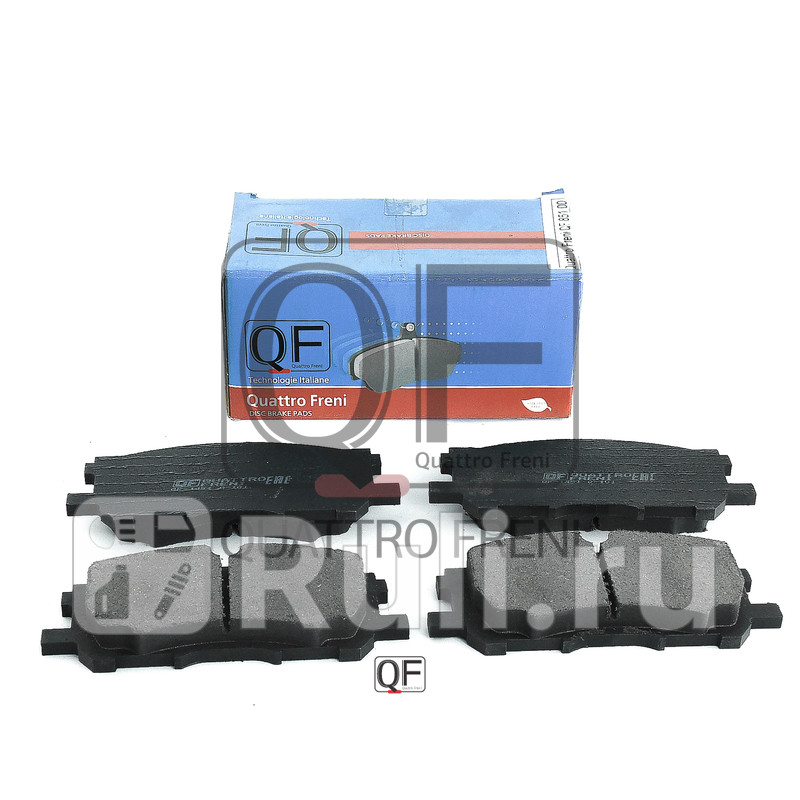 Колодки тормозные дисковые передние к-т Quattro Freni qf85100 0₽
