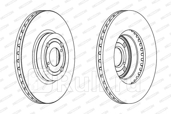 Тормозной диск FERODO DDF1461 0₽
