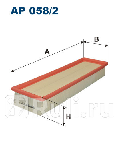 Фильтр воздушный для Citroen C4 B7 2010-2013 FILTRON AP 0582 860₽