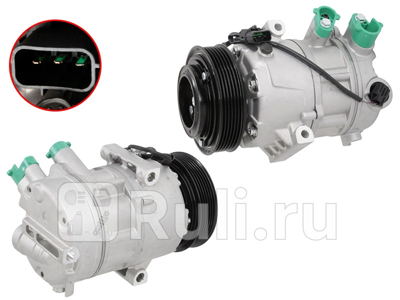 Компрессор кондиционера Hyundai Tucson 18-21 Kia Sportage 18-22 SAT ST-245-0065 21830₽