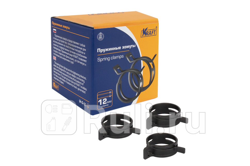 Хомут пружинный 30 мм Kraft KRAFT KT 880550 160₽
