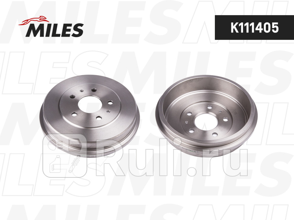Барабан тормозной для Ford C MAX 2003-2007 MILES K111405 4330₽