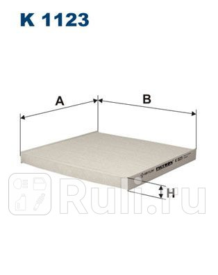 Фильтр салонный для Toyota Noah 2001-2007 FILTRON K 1123 380₽