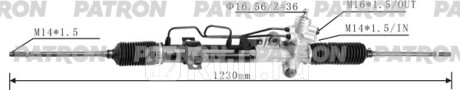 Рейка рулевая гидравлическая hyundai: elantra 2000- PATRON PSG3038  для Разные, PATRON, PSG3038