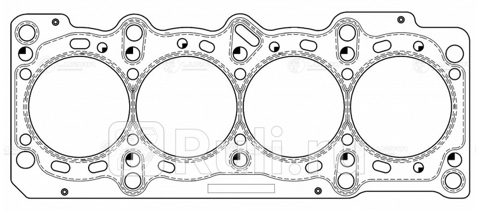 Прокладка ГБЦ LUZAR LES 11601 1840₽