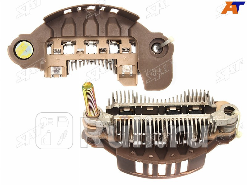 Диодный мост генератора MITSUBISHI ASX 20 10-OUTLANDER II 20 CW 06-PAJERO SPORT 303235 08- SAT ST-1800A086 1610₽