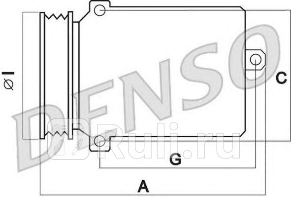 Компрессор кондиционера DENSO DCP02012 0₽
