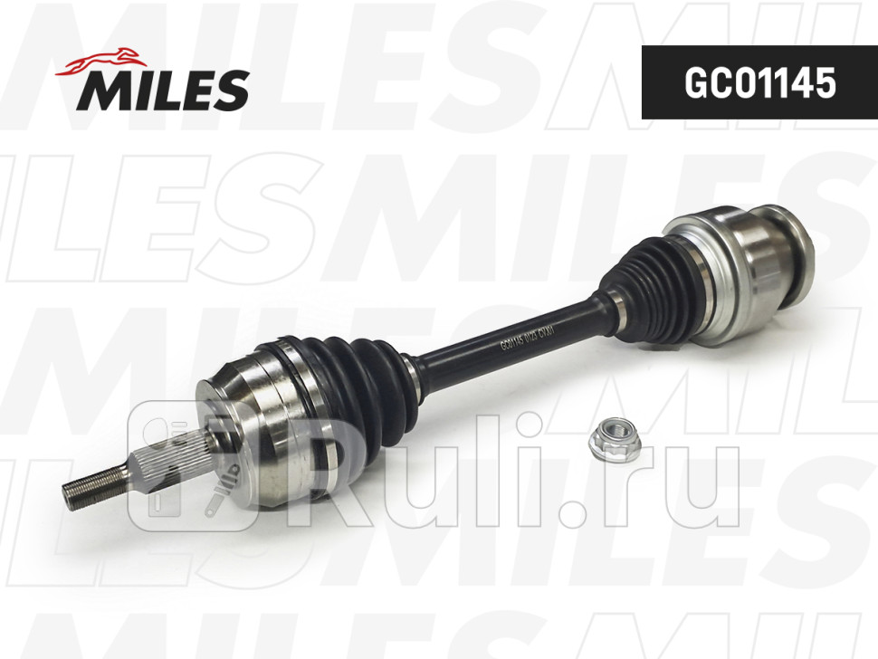 Привод в сборе передний левый VW T5 25TDI 03-09 GKN 304506 GC01145 MILES GC01145 12780₽