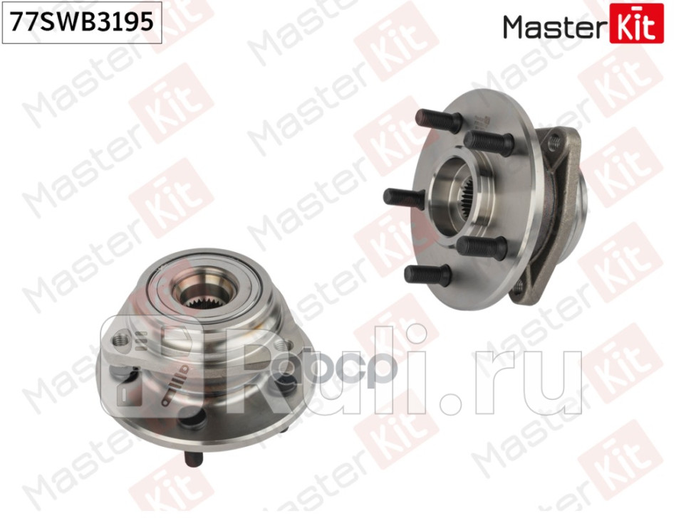 Ступица с подшипником JEEP GRAND CHEROKEE IWRANGLER I-II 84-07 пер MASTERKIT 77SWB3195 5490₽