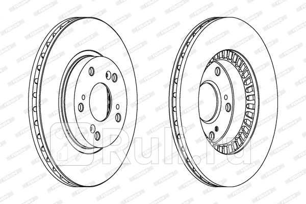 Тормозной диск FERODO DDF1496 0₽