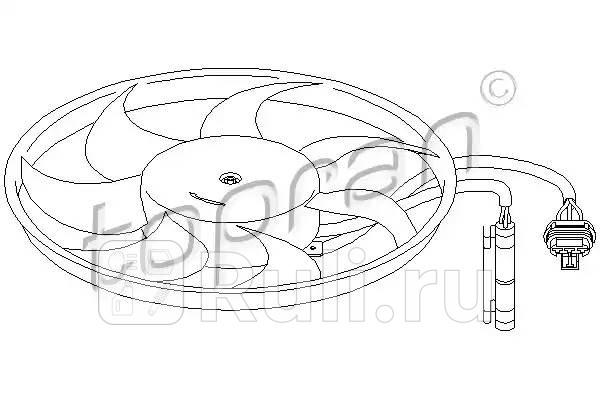 Вентилятор охлаждения двигателя HANS PRIES 207 218 001 6370₽