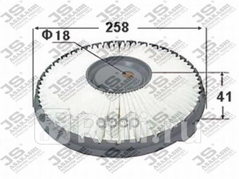 Фильтр воздушный JS Asakashi A347J 0₽