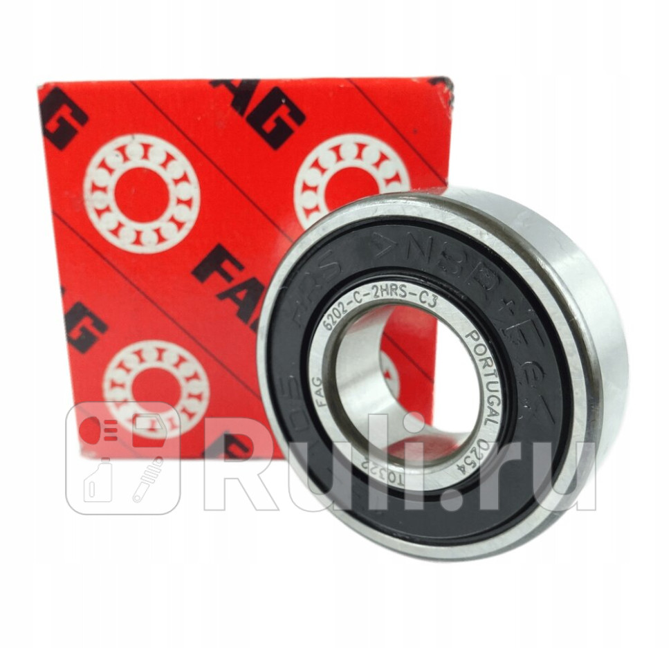 подшипник генератора 15x35x11 FAG 62022RSRC3 540₽