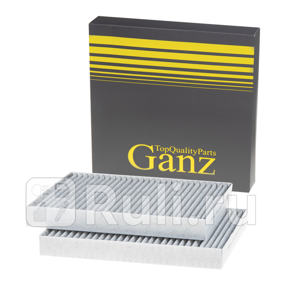 Фильтр салонный угольный 2шт GANZ GIR03230 1270₽