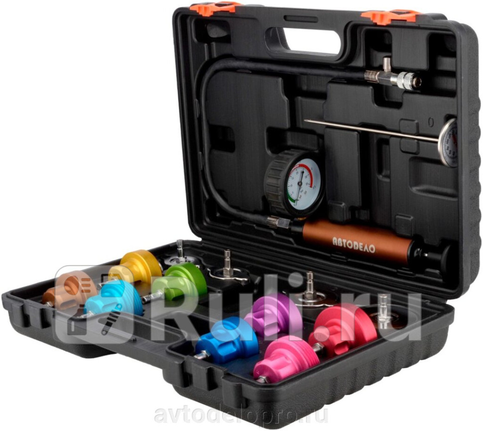 НАБОР ДЛЯ ТЕСТИРОВАНИЯ СИСТЕМ ОХЛАЖДЕНИЯ 14 ПР АВТОDЕЛО 40086 AD40086-10704 АвтоДело 40086 5930₽