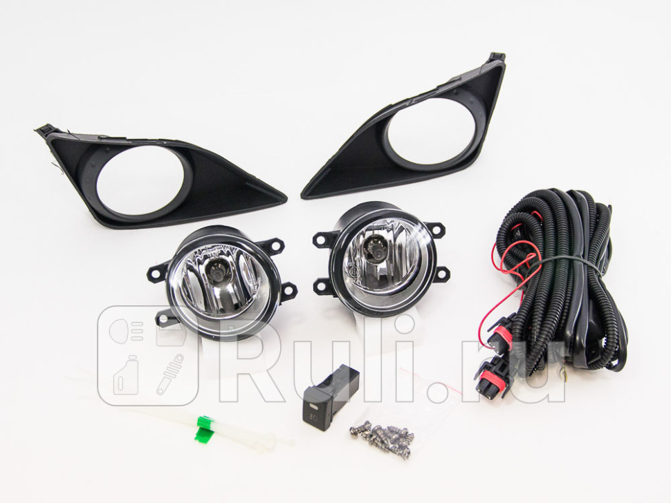 Противотуманные фары (комплект) для Toyota Corolla 150 (2006-2009) DLAA DTY-277B+WB
