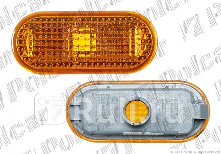 Повторитель поворота в крыло левый/правый (1 шт.) для Volkswagen Transporter T5 (2003-2009) Polcar 9541195E