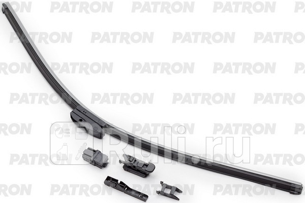 Щетка стеклоочистителя 80см плоская универсальная 6 адаптеров PATRON PWB800-F 890₽