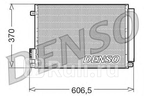 Радиатор кондиционера 506x370 DENSO DCN09045 9500₽