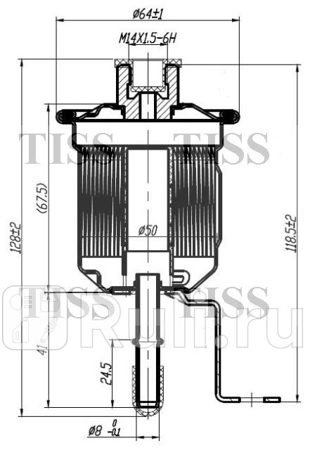 Фильтр топливный JD JDFT1146 380₽