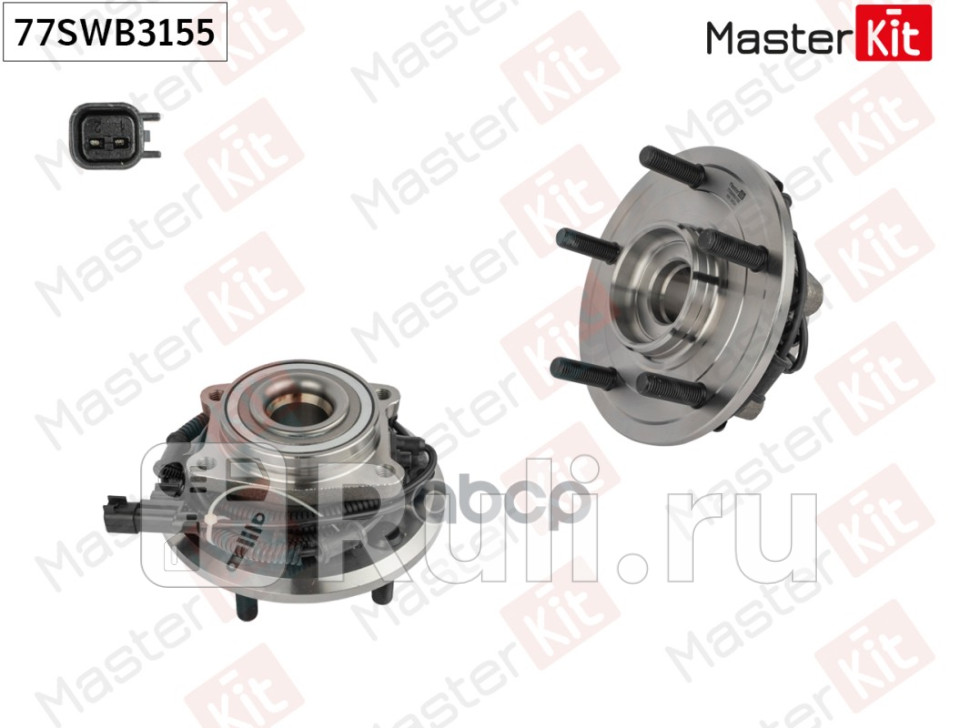 Ступица с подшипником CHRYSLER GRAND VOYAGER VDODGE CARAVAN 07-12 зад MASTERKIT 77SWB3155 9420₽