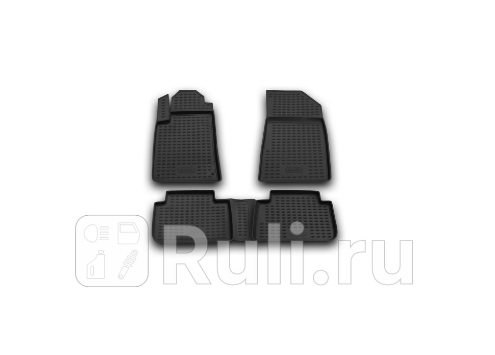 Коврики в салон 4 шт для Citroen C5 2004-2008 Element NLC1008210 1820₽