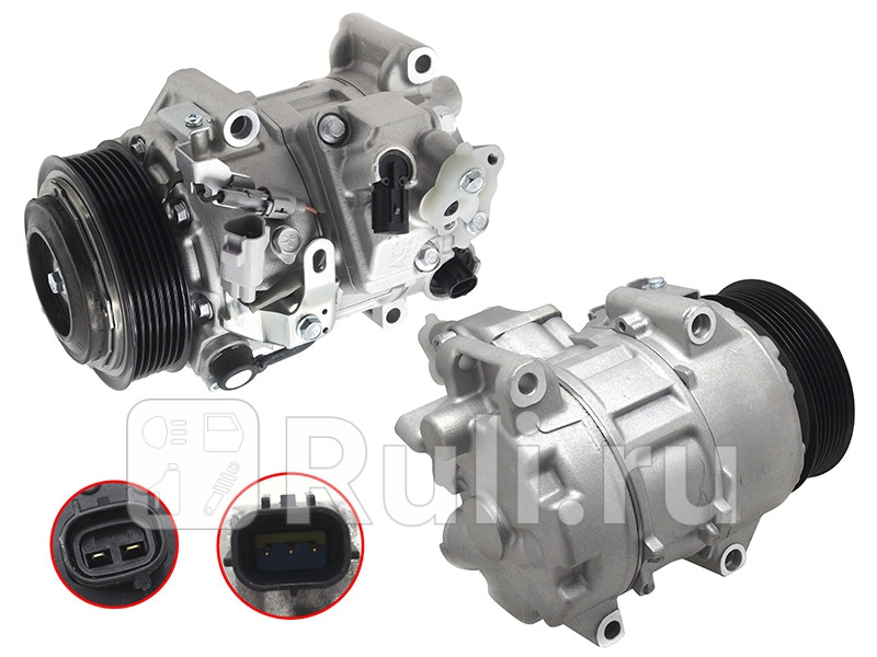 Компрессор кондиционера TOYOTA HIGHLANDER KLUGER 07-13 SAT ST-245-0016 17280₽