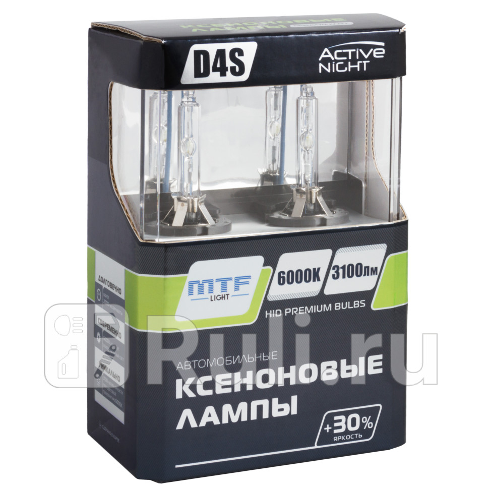 Лампа D4S 35W MTF Active Night 6000K 30 яркости MTF AS6D4S 7860₽