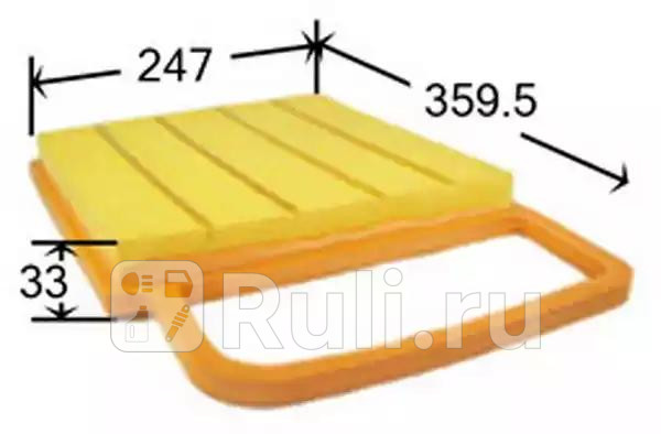 Фильтр воздушный JS Asakashi A0350 0₽