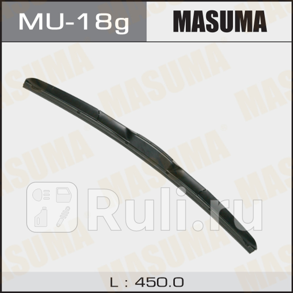 Щетка стеклоочистителя гибридная MASUMA 18450 мм крюк MASUMA MU-18g 640₽