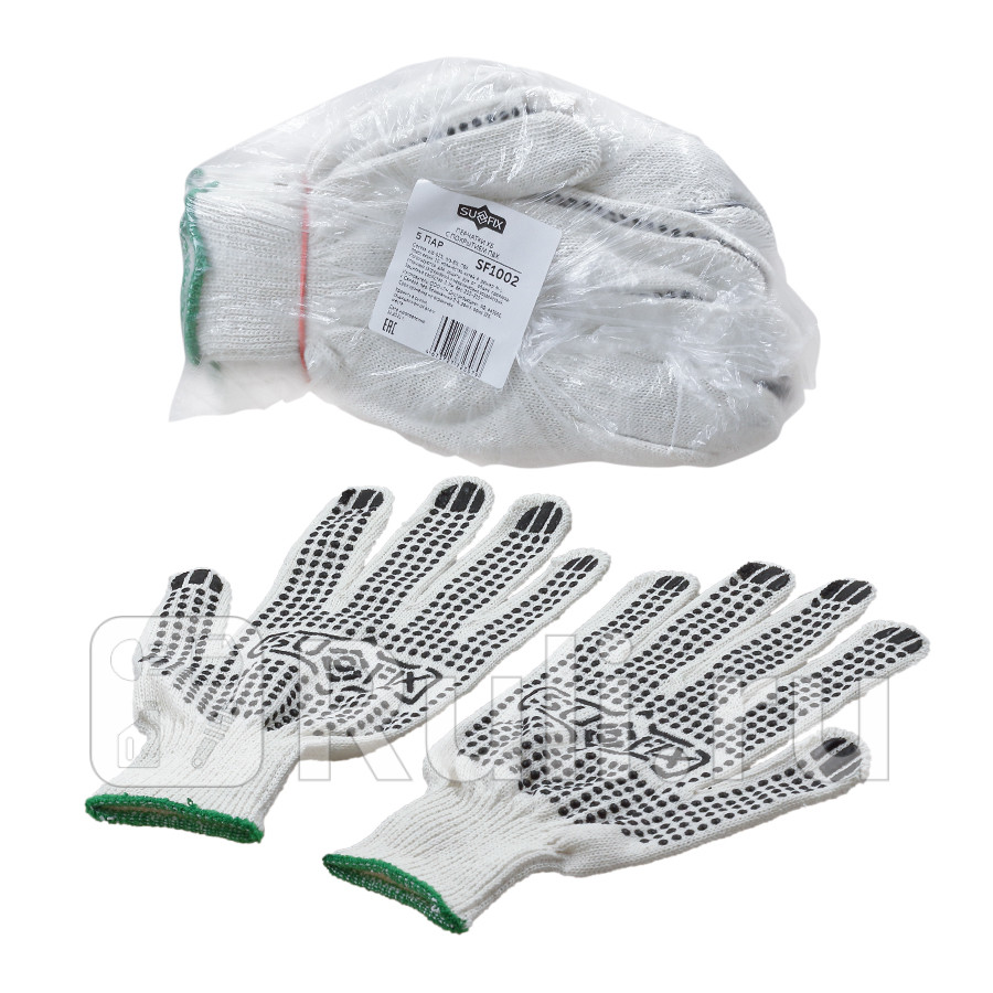Перчатки ХБ 4 нити SUFIX SF1002 70₽