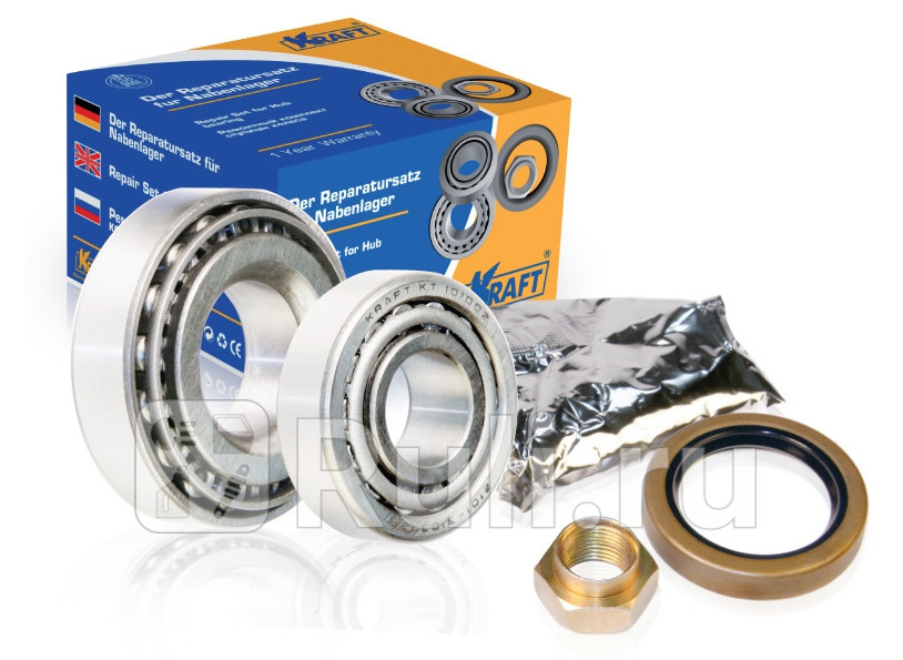 Ремкомплект ступицы ВАЗ 2101 передней левая гайка KRAFT KRAFT KT 103503 1410₽
