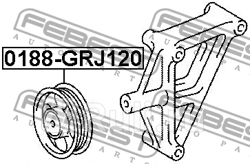 Ролик обводной 0188-GRJ120 FEBEST 0188-GRJ120 2190₽