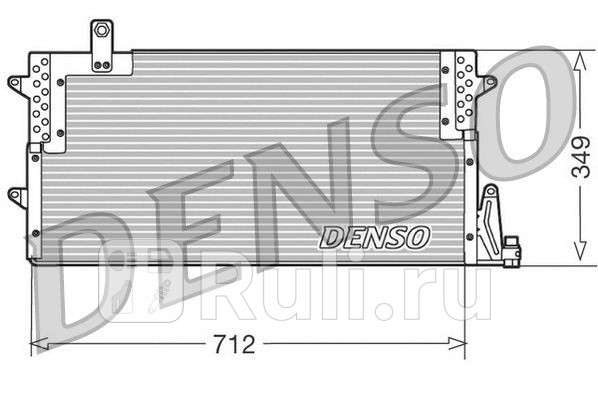 Радиатор кондиционера с осушителем DENSO DCN32024 0₽