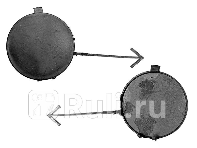 Заглушка под крюк hyundai santa fe 18-21 спереди SAT ST-83-0096 400₽