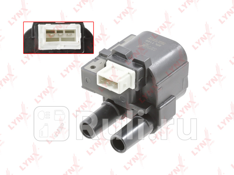 Катушка зажигания RENAULT Clio II 14-16 98 Kangoo I 14 97 Megane I 16 96-99 LYNXAUTO SPL1129 1420₽