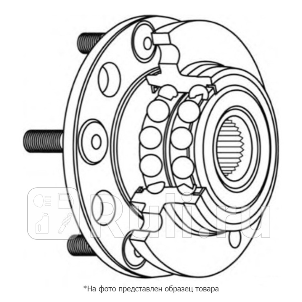 Ступица задн Parts-Mall HCMA-A017 5250₽