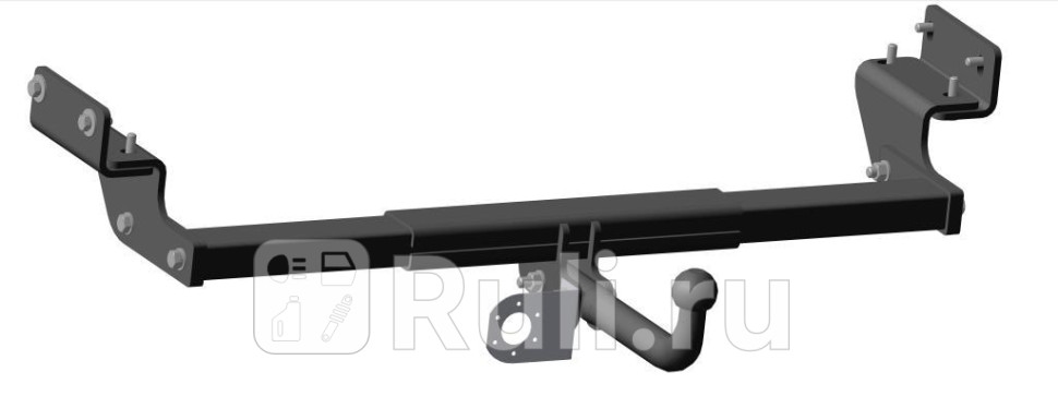 Фаркоп для Hyundai Tucson 3 2015-2018 Oris 4261-A 16240₽