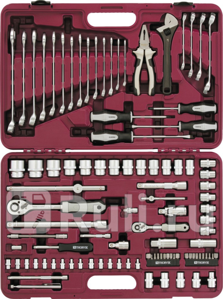 Набор инструмента 101 пр 12 14 6 гр Thorvik THORVIK UTS0101 16340₽