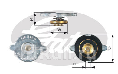 крышка радиатора Alfa Romeo Alfasud 72 GATES RC107 1520₽